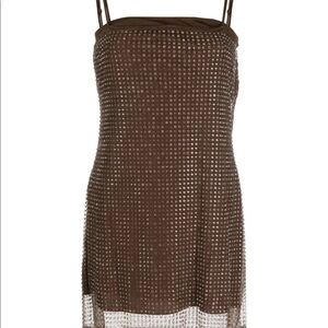 ALEXANDER WANG Bead embellished mini dress